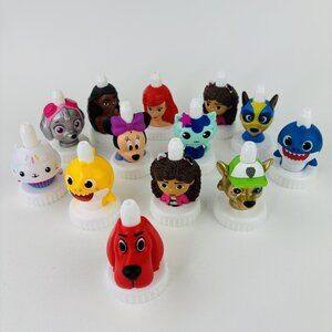 Good 2 Grow Lot Of 13 Collectible Juice Bottle Toppers Disney Baby Shark Shark